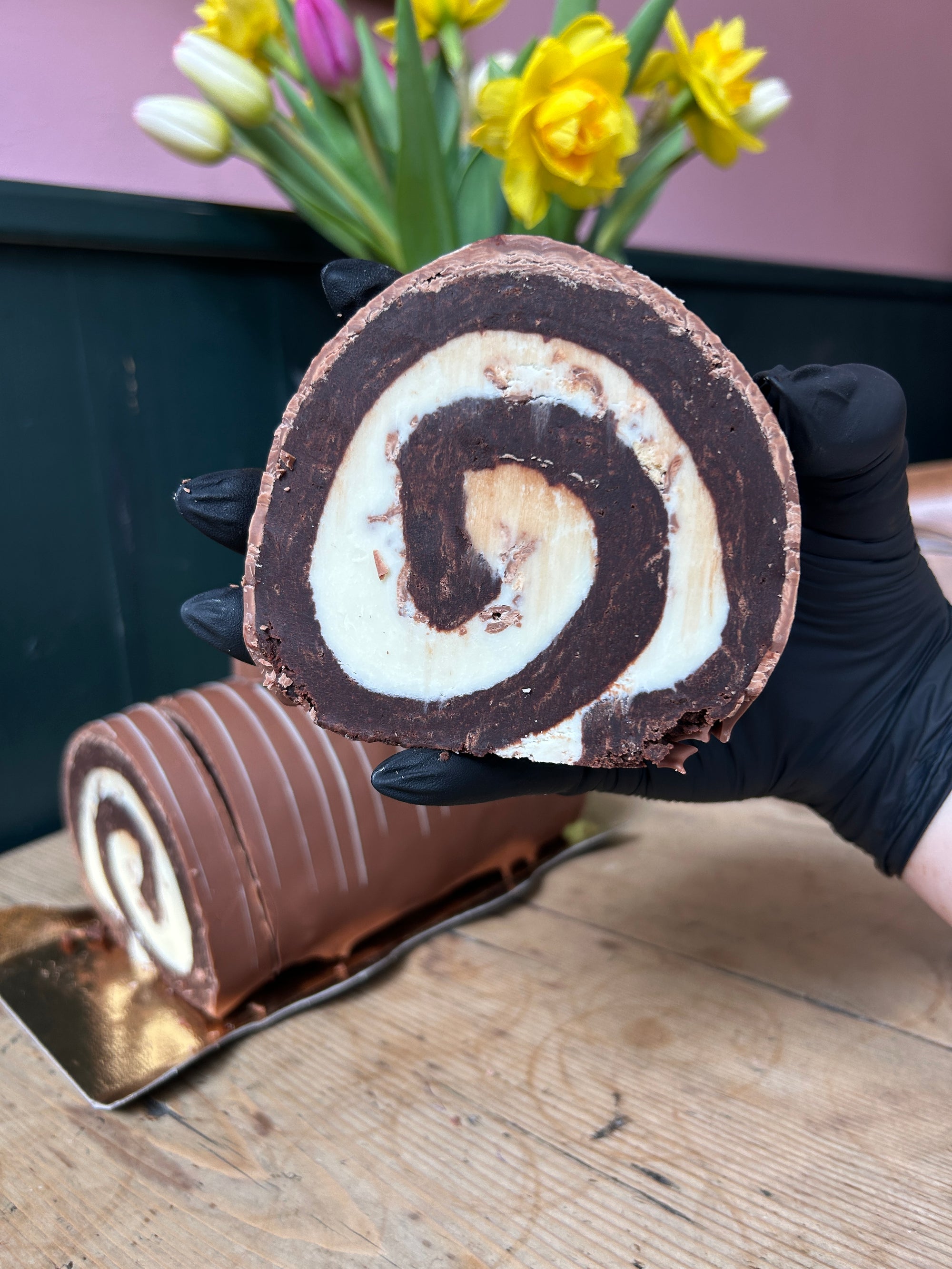 Easter Brownie Logs- COLLECTION FROM BATH SHOP ONLY